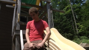 Next Door Twink: Big Cock Stroker Takes the Outdoors by Storm