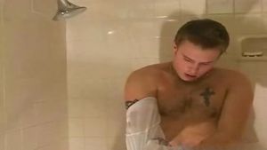 Next Door Male: Renting Space on the Bed for Denny's Load