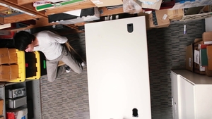 Young Perps: Big-Dicked Hispanic in Mall Security