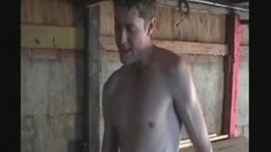 Boyz Party: Fucked by the Law in the Shed