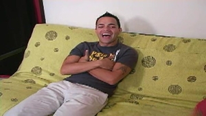 Extra Big Dicks: Baby Oil Slicks Up Chiseled Abs and Cock