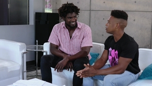 Noir Male: Straight to Gay Kissing Rehearsal