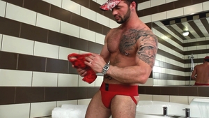 maskurbate: Manuel Takes on Stryker's Big One