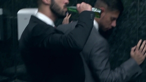menatplay: Xavi Duran Stroking in Urinal