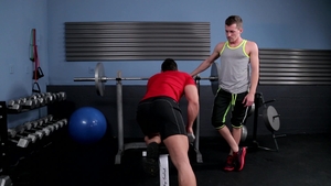 Next Door Buddies: Personal Gym Session Turns Wild