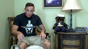 Active Duty: Princeton deep-throats Cole's huge cock