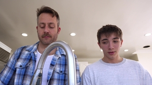 Family Dick: Wet and Wild: Gay Twink's Drenched Delight