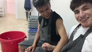 Danny uses David as his personal cum dump today