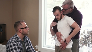 Daddy son bonding through hard fuck